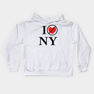 I hate NY Kids Hoodie